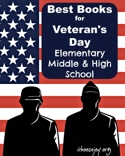 Best Books for Veterans Day Elementary Middle and High School