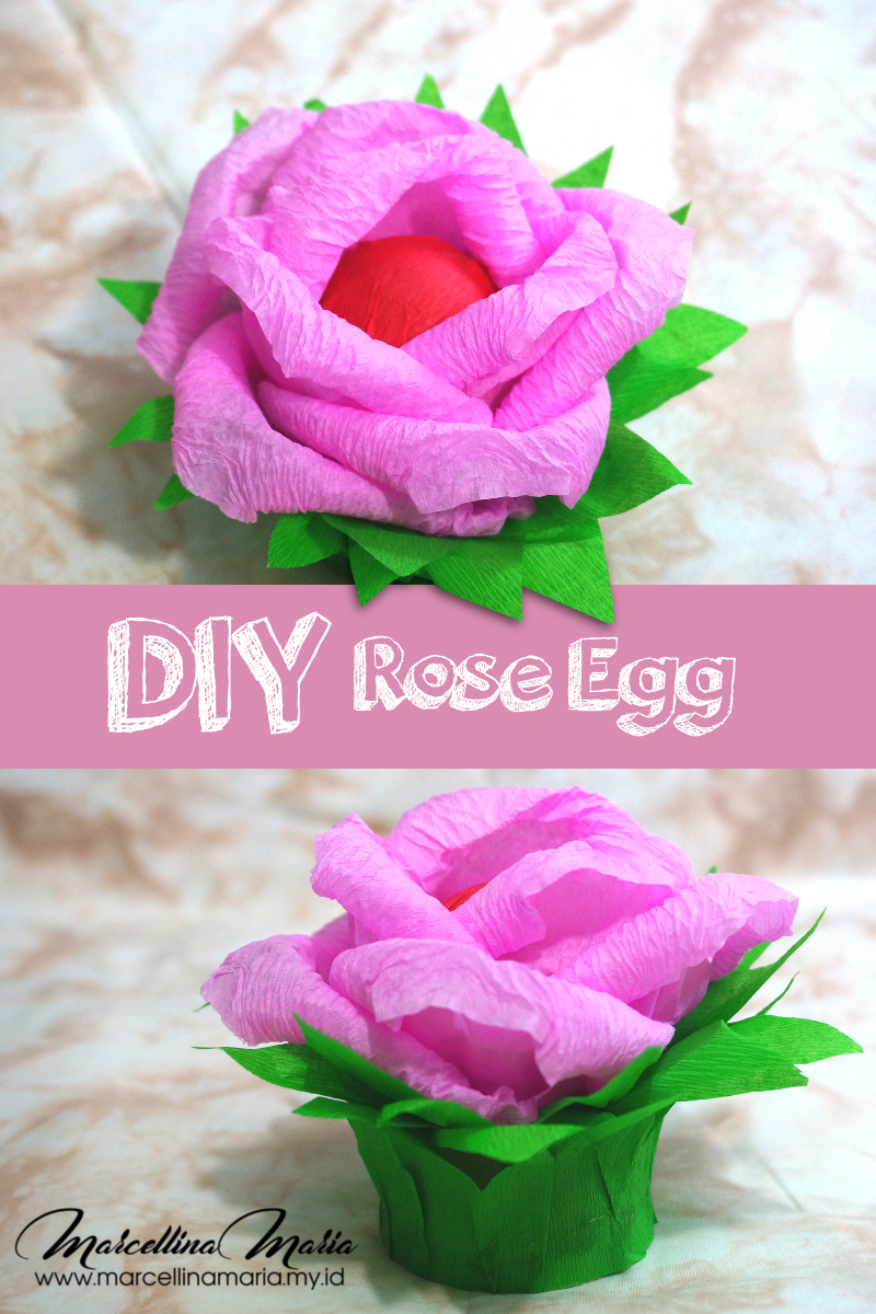 DIY rose egg, step by step how to make rose egg. Easy to make and will become a beautiful centerpiece.