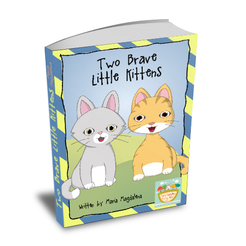 two brave little kittens