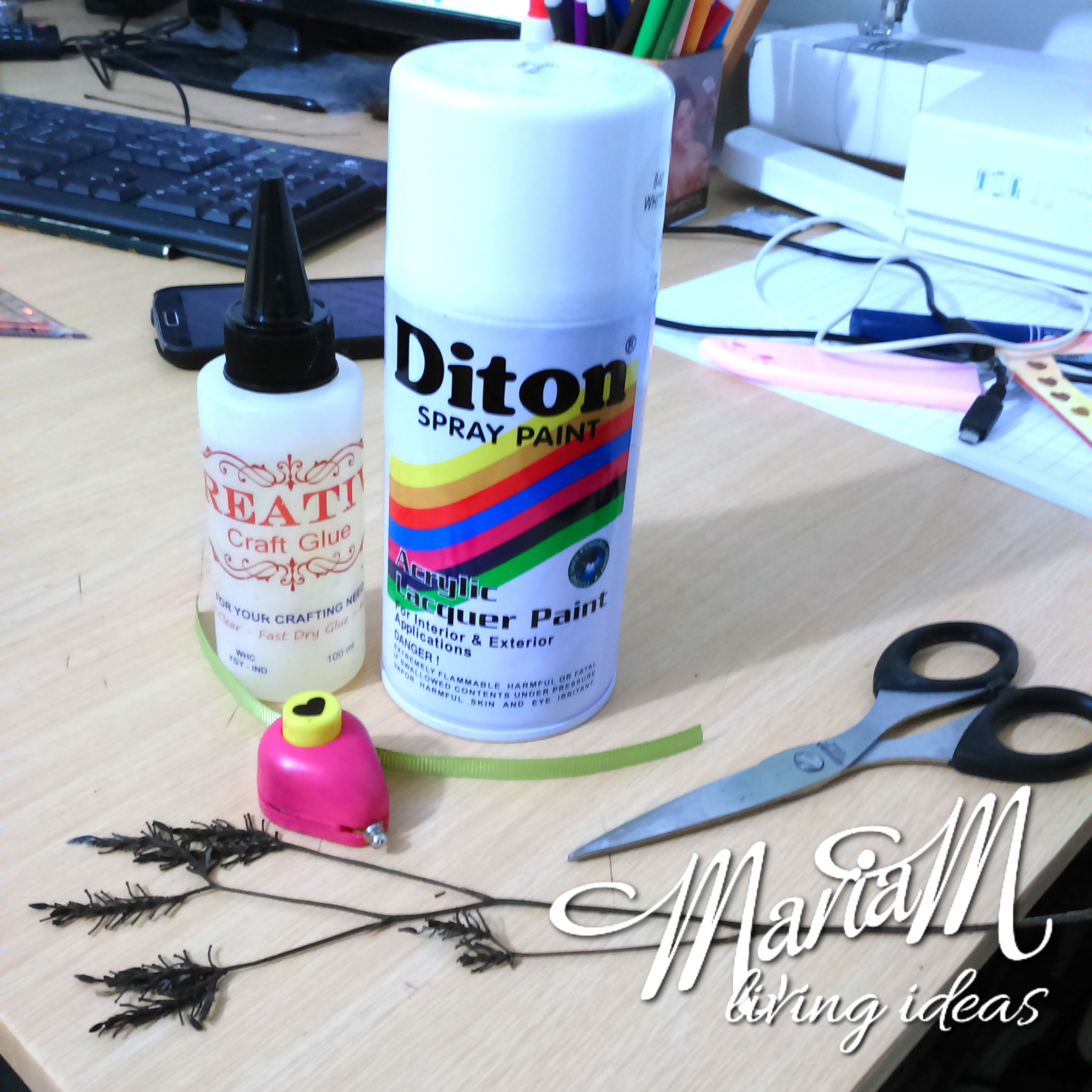 leaves craft bookmark 2