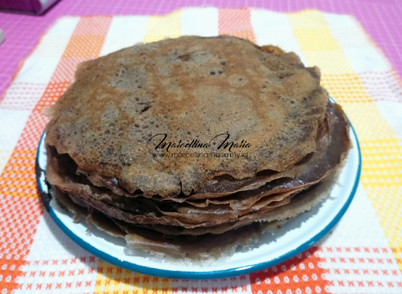 Chocolate - Strawberry Mille Crepes Recipe