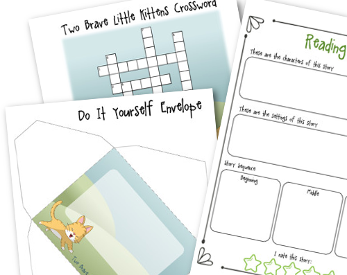 two brave little kittens